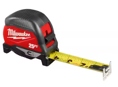 Milwaukee 25 ft. Compact Magnetic Tape Measure