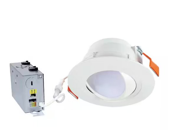 HALO RA 6 in. Integrated LED Recessed Light Trim, 600 Lumens/1000 Lume ...