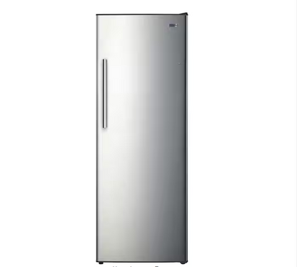 Vissani 11 cu. ft.  Auto Defrost Garage Ready Upright Refrigerator in Stainless Steel, Energy Star