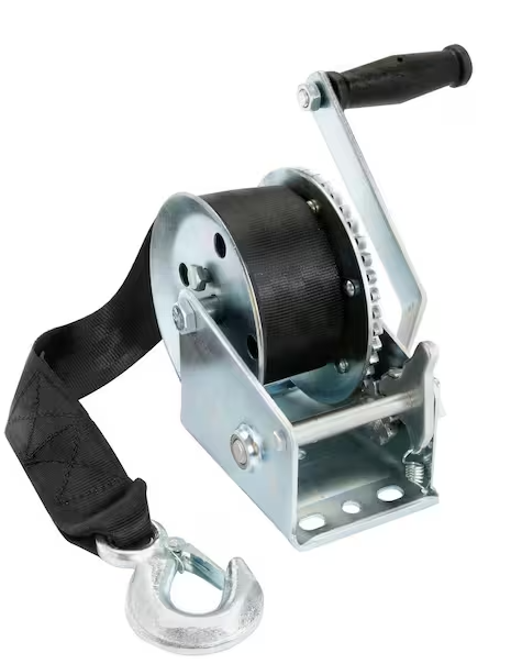 TowSmart 1,500 lb., 2 in. x 20 ft. Manual Trailer Winch