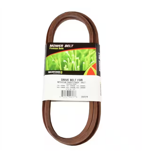 Deck Drive Belt for MTD, Cub Cadet, Troy-Bilt Mowers Replaces OEM #'s 754-04060,754-04060B, 754-04060C, 954-04060
