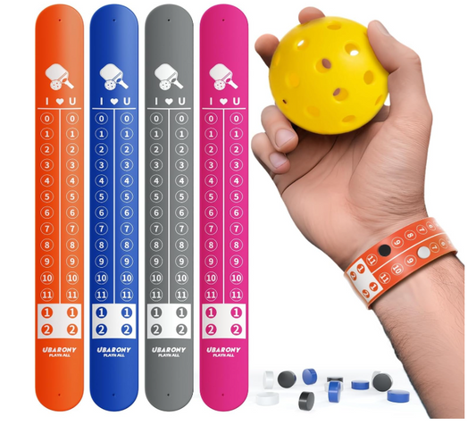 8 Portable Pickleball Scoreboard Counter Scorekeeping Tracker Wristband