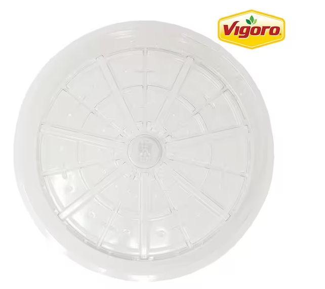 Vigoro 10 in. Plastic Heavy-Duty Plant Saucer