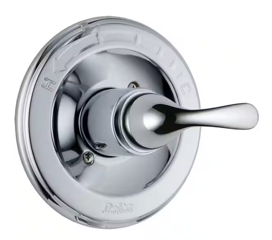 Delta Classic 1-Handle Temperature Control Valve Trim Kit in Chrome (Valve Not Included)