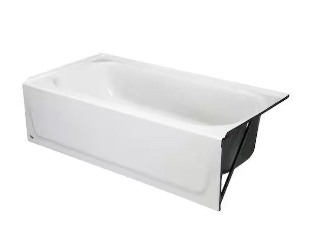 Bootz Industries Maui 60 in. x 30 in. Soaking Bathtub with Right Drain in White