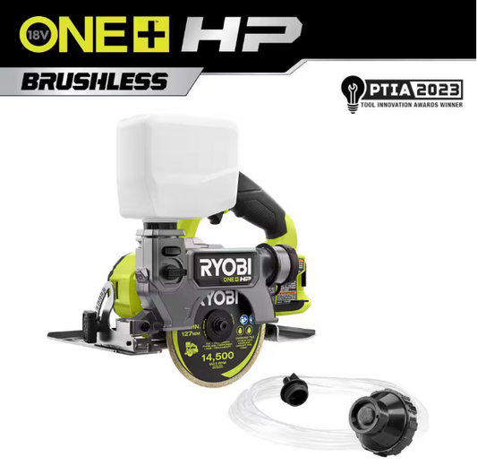 ONE+ HP 18V Cordless Handheld Wet/Dry Masonry Tile Saw (Tool Only)