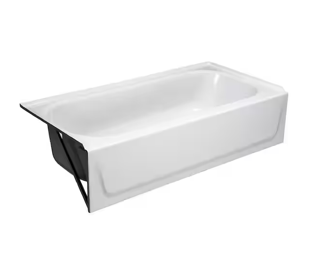 Bootz Industries Aloha 60 in. x 30 in. Soaking Bathtub with Left Drain in White