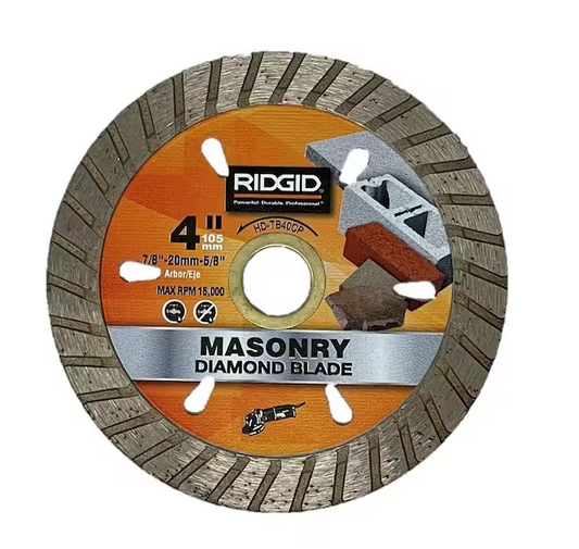 RIDGID 4 in. Turbo Diamond Blade