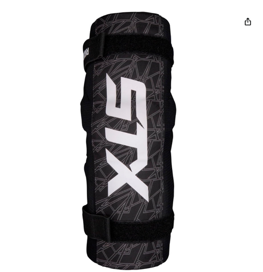 STX Stallion 75 Lacrosse Arm Pads Black/Gray, XX Small 2Pk
