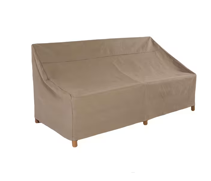 Duckcovers Essential 87 in. Tan Patio Sofa Cover