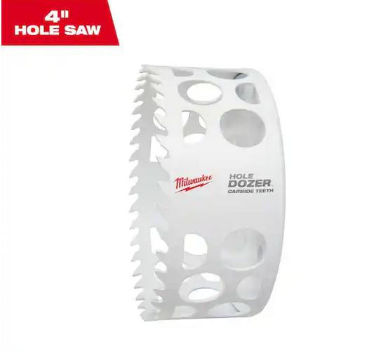 4 in. Hole Dozer Carbide Hole Saw
