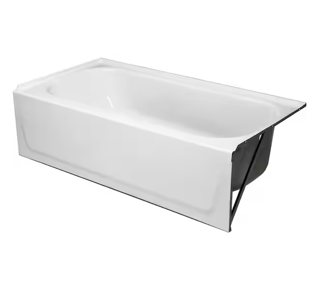 Bootz Industries Aloha 60 in. x 30 in. Soaking Bathtub with Right Drain in White