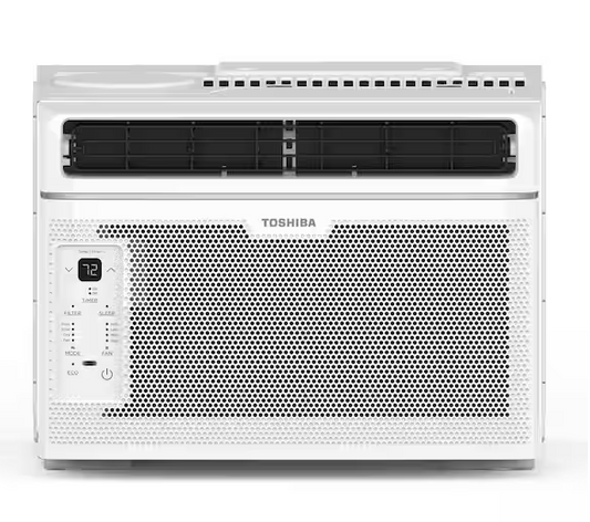 Toshiba 6,000 BTU 115 Volt Window Air Conditioner Cools 250 sq. ft. with Remote in White