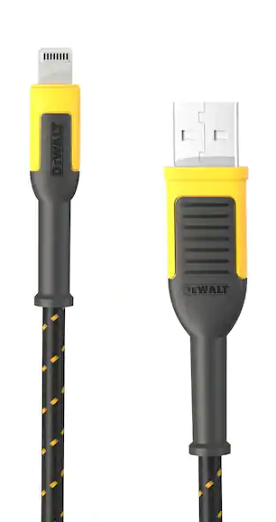 Dewalt 6 ft. Reinforced Braided Cable for Lightning