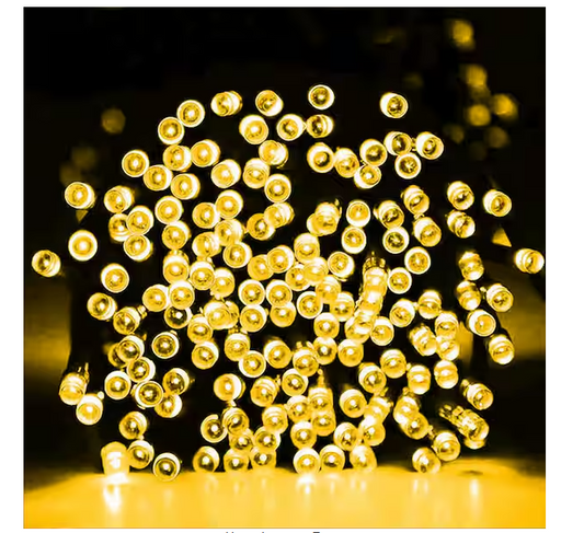 100 ft. 300 LED Waterproof Christmas String Lights with 8 Modes for Indoor and Outdoor, Warm White