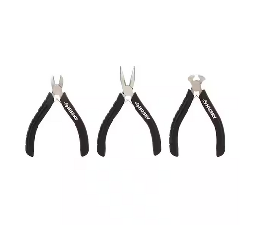 Husky 3-Piece Mini Pliers Set