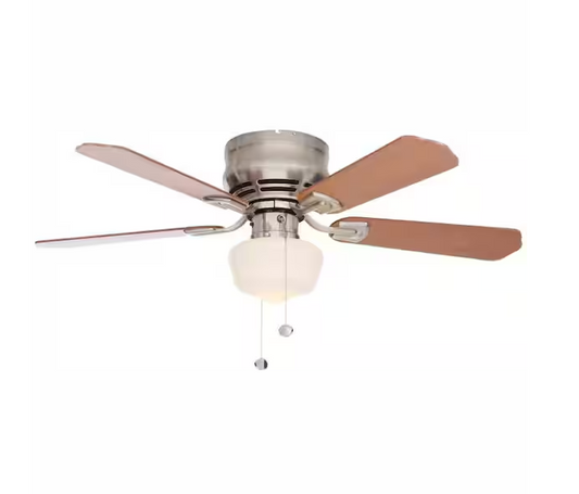Middleton 42 in. LED Indoor Brushed Nickel Ceiling Fan with Light Kit
