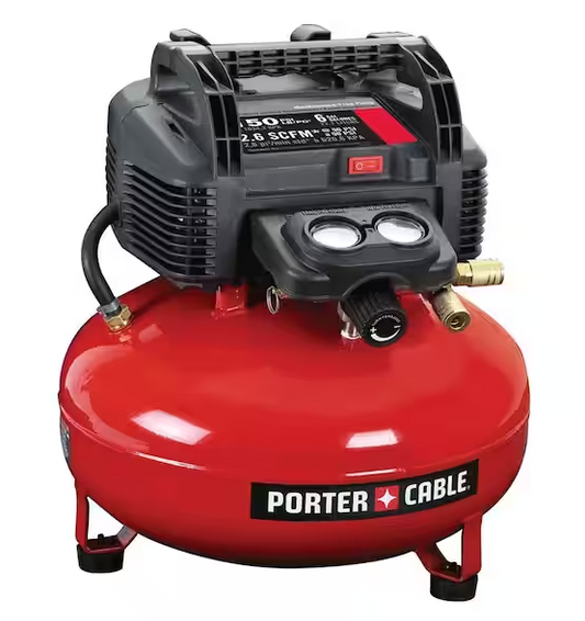 Porter-Cable 6 Gal. 150 PSI Portable Electric Pancake Air Compressor