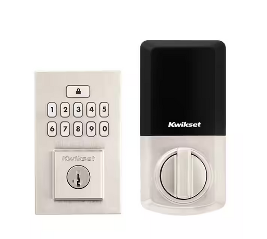 SmartCode 260 Contemporary Satin Nickel Keypad Single Cylinder Electronic Deadbolt