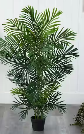 Nearly Natural 4 ft. Artificial Areca Palm Tree UV Resistant (Indoor/Outdoor)