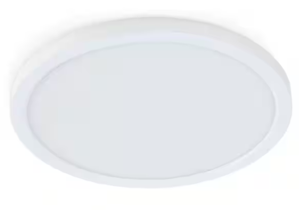 Feit Electric 7.2-Watt Integrated LED Flush Mount 5 in. White Round Dimmable Flat Ceiling Panel with Color Change 5-CCT