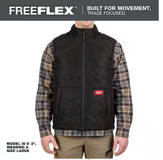 Men's Large Black FREEFLEX Lightweight Insulated Vest