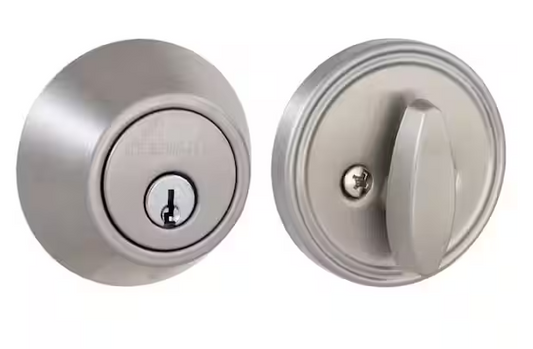 Defiant Satin Nickel Single Cylinder Deadbolt