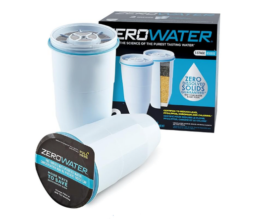 Culligan ZeroWater Replacement Filter - 5-Stage 0 TDS Filter Replacement 2pk