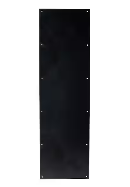 Universal Hardware 10 in. x 34 in. Matte Black Kick Plate