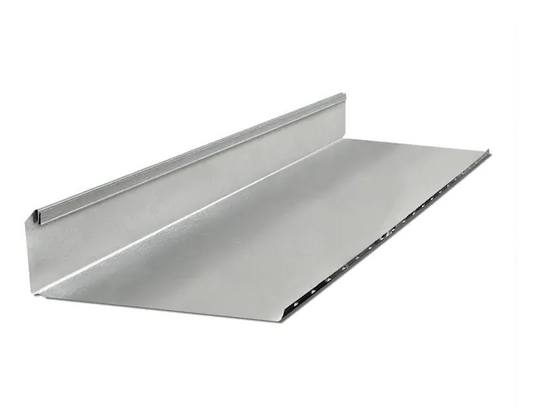 Master Flow 16 in. x 8 in. x 4 ft. Half Section Rectangular Duct