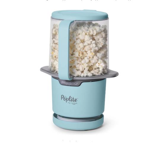 Presto PopLite My Munch Hot Air Popcorn Popper - 8 Cups, Blue
