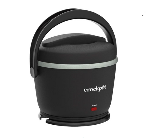 Crock-Pot Electric Lunch Box 20-Ounce Portable Food Warmer Black Licorice