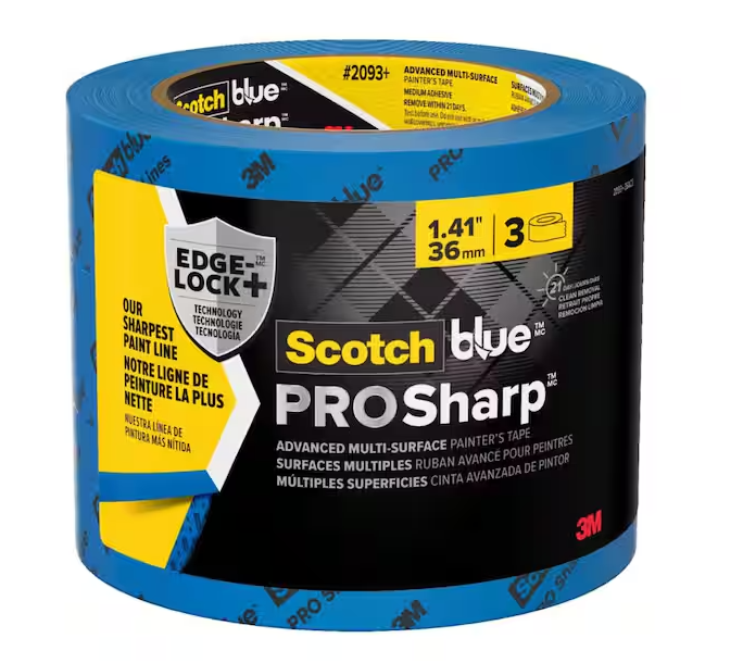 ScotchBlue 1.41 in. x 60 yds. PROSharp Painter's Tape (3 Rolls)