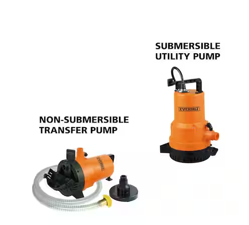 Everbilt 1/4 HP 2-in-1 Submersible Utility and Transfer Pump