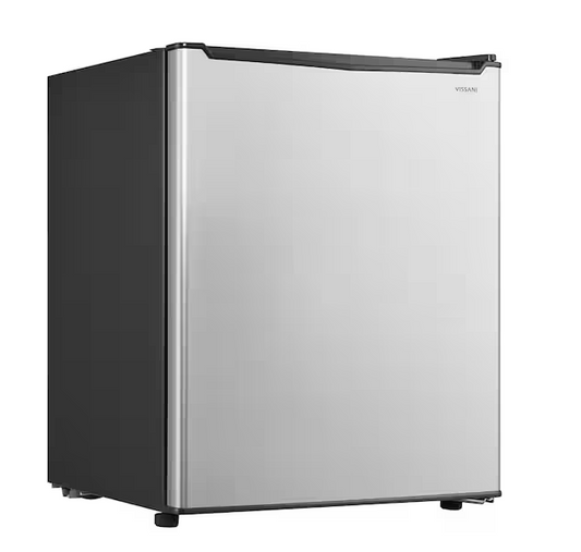 Vissani 2.6 cu. ft. Mini Refrigerator in Stainless Steel, ENERGY STAR