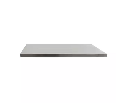 30 in. x 26 in. x 1 in. Stainless Steel Standard Countertop