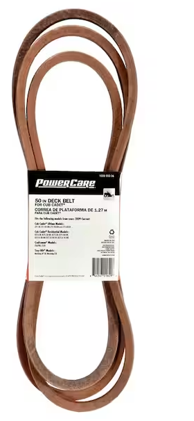 Powercare Deck Drive Belt for select 50 in. Cub Cadet Ultima Zero Turns Replaces OEM #954-05078