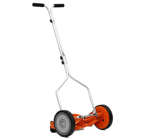 ALMC 14 in. 4-Blade Manual Walk Behind Reel Lawn Mower