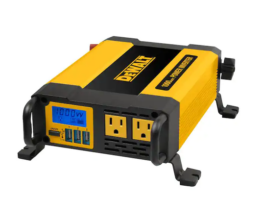 1000-Watt Portable Car Power Inverter with Triple USB Ports