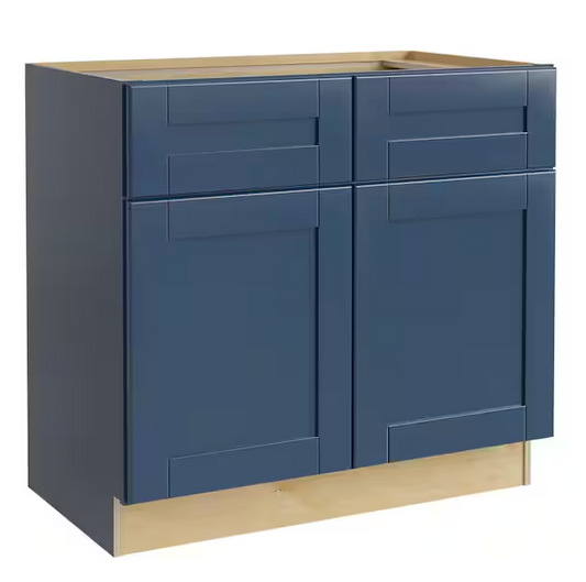 Hampton Bay Avondale 30 in. W x 12 in. D x 42 in. H Ready to Assemble Plywood Shaker Wall Kitchen Cabinet in Alpine White