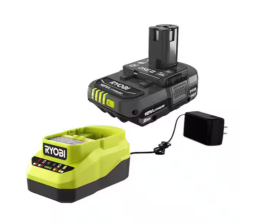 ONE+ 18V Lithium-Ion 2.0 Ah Compact Battery and Charger