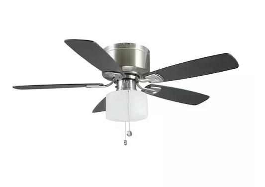 Bellina 42 in. Brushed Nickel Ceiling Fan with Light Kit