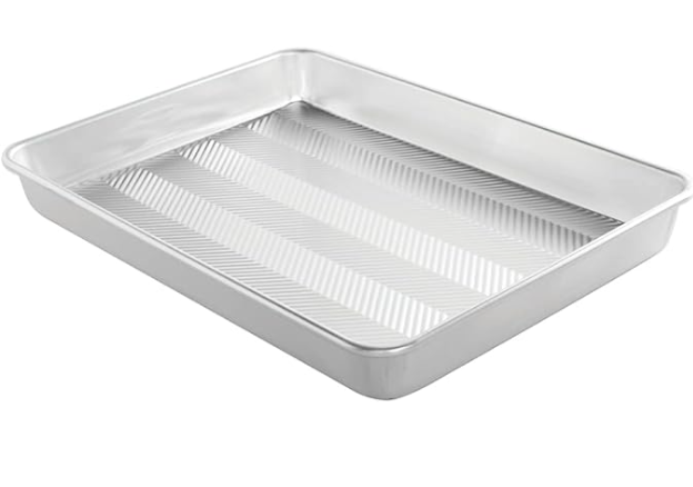 Nordic Ware Prism High-Sided Sheet Cake Pan, 1 Pack, Natural