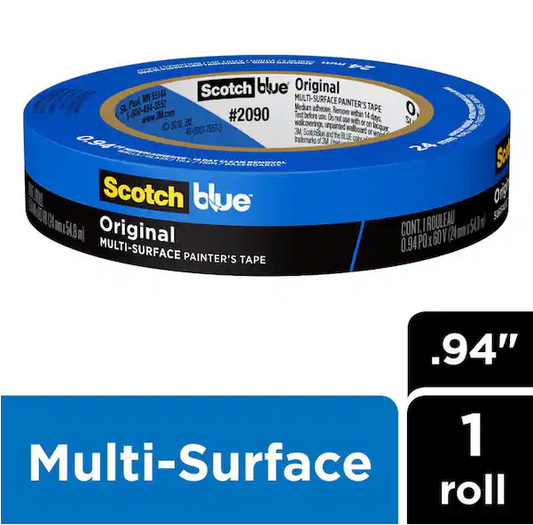 3M ScotchBlue 0.94 in. x 60 yds. Original Multi-Surface Painter's Tape