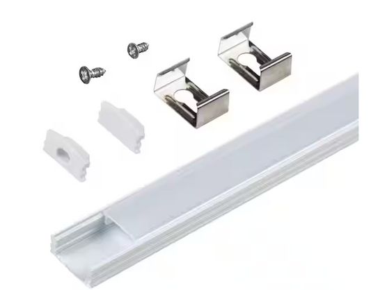 Armacost Lighting Surface Mount LED Tape Light Channel, White (5-Pack)