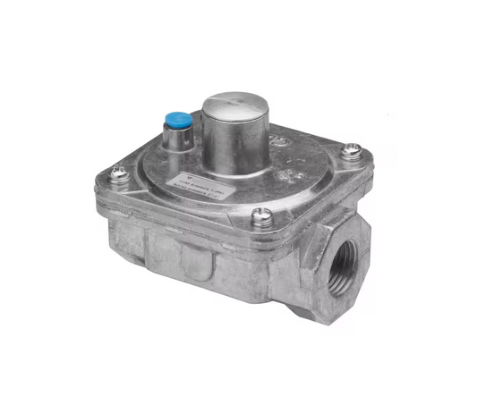 Natural Gas Adjustable Regulator for Gas Fire Pits, Fireplaces Grills. 3 in. WC to 6 in. WC Output, 1/2 in. NPT Fittings