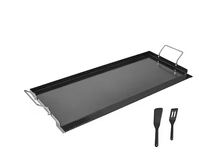 Carbon Steel Griddle, 32x14 in. Universal Flat Top Rectangular Plate