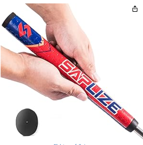 SAPLIZE Golf Putter Grip, Midsize, Anti-Slip, Lightweight and Comfortable Putter Grip