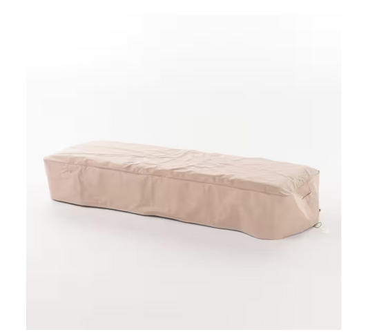 Beige Patio Outdoor Chaise Lounge Cover