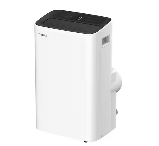 Toshiba 8,000 BTU (12,000 BTU ASHRAE) 115-Volt Smart Wi-Fi Portable Air Conditioner for up to 350 sq. ft.